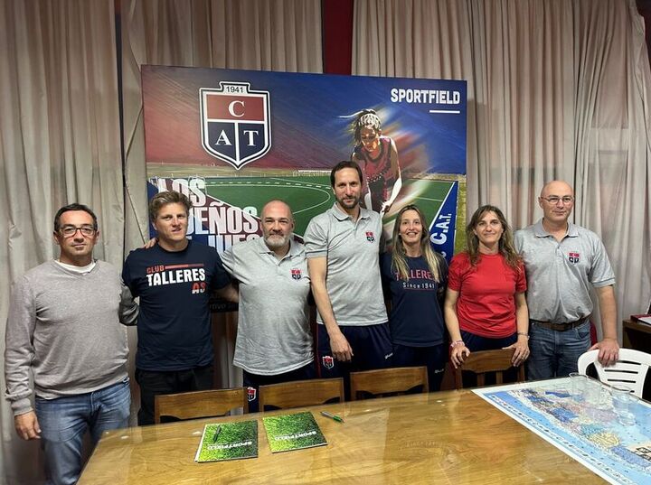 Imagen de El Club Atlético Talleres construirá una cancha de hockey de césped sintético.
