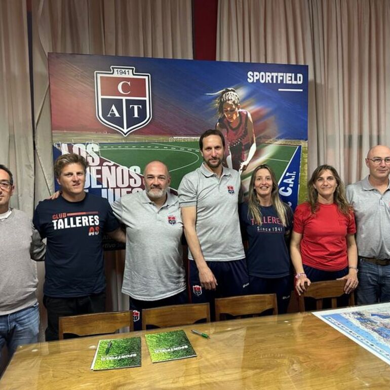 Imagen de El Club Atlético Talleres construirá una cancha de hockey de césped sintético.
