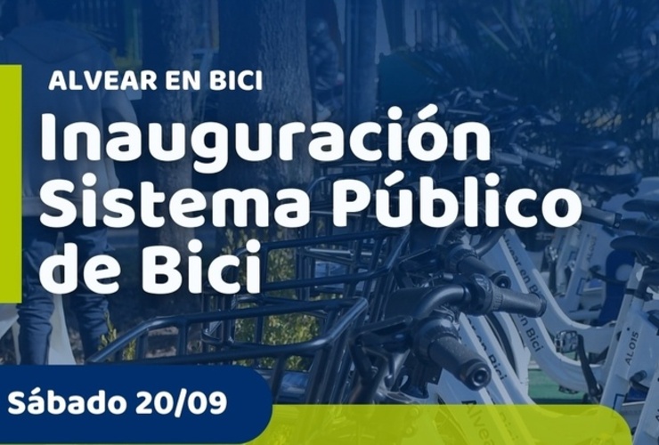 Imagen de Alvear se prepara para inaugurar su primer sistema público de bicicletas