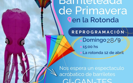 Imagen de La Barrileteada en la Rotonda, se reprogramó y pasa del 21/09 al 28/09