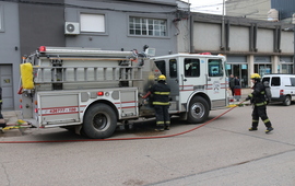 Intervinieron dos dotaciones, Protecci&oacute;n Civil y Tr&aacute;nsito Municipal.