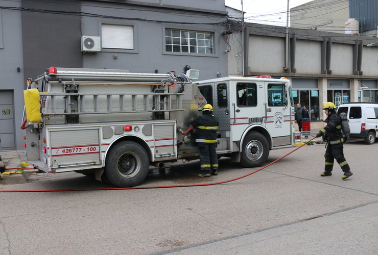 Intervinieron dos dotaciones, Protecci&oacute;n Civil y Tr&aacute;nsito Municipal.