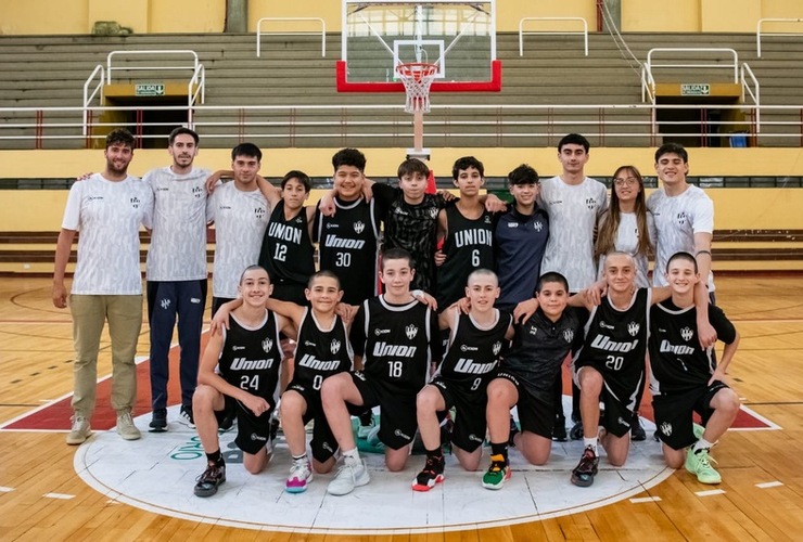 Imagen de Básquet: La U13 de Unión superó la fase 2 y pasó a la etapa 3 de la Liga Federal Formativa
