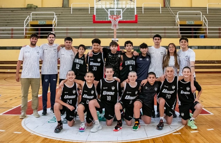 Imagen de Básquet: La U13 de Unión superó la fase 2 y pasó a la etapa 3 de la Liga Federal Formativa