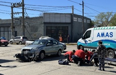 Imagen de Accidente de tránsito en Juárez Celman y Juan B. Justo