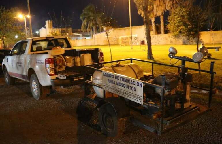 Imagen de El Municipio inici&oacute; tareas de fumigaci&oacute;n contra los mosquitos