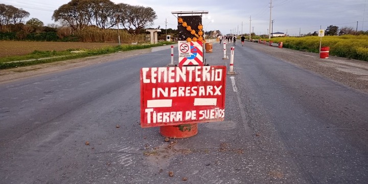 La imagen que usó la vecina para expresar su malestar y que rápidamente se viralizó.