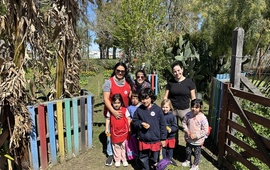 Imagen de Ni&ntilde;os del Jard&iacute;n de Infantes, visitaron el Vivero Comunal por un proyecto de Biodiversidad