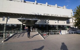 Se reforzó la presencia policial en el Centenario producto de una situación tensa con los familiares del fallecido. (Archivo Rosario3)