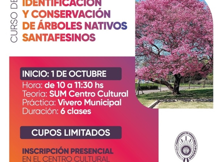 Imagen de Abren inscripciones para un curso sobre árboles nativos