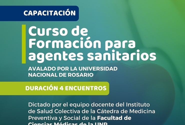 Imagen de Alvear abre inscripciones para el Curso de Formación de Agentes Sanitarios