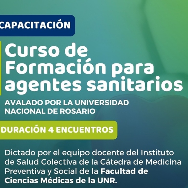 Imagen de Alvear abre inscripciones para el Curso de Formación de Agentes Sanitarios