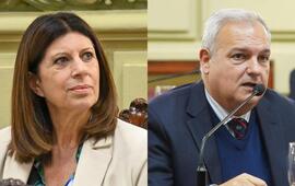 Imagen de Clara Garc&iacute;a y Pablo Far&iacute;as cuestionaron al gobierno por el manejo de las retenciones