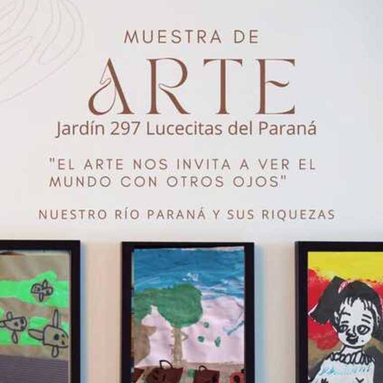 Imagen de El Jardín Lucecitas del Paraná realiza una muestra de arte inspirada en el río y sus riquezas