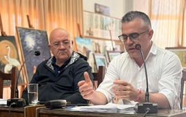 Los ediles durante la sesión de este martes.