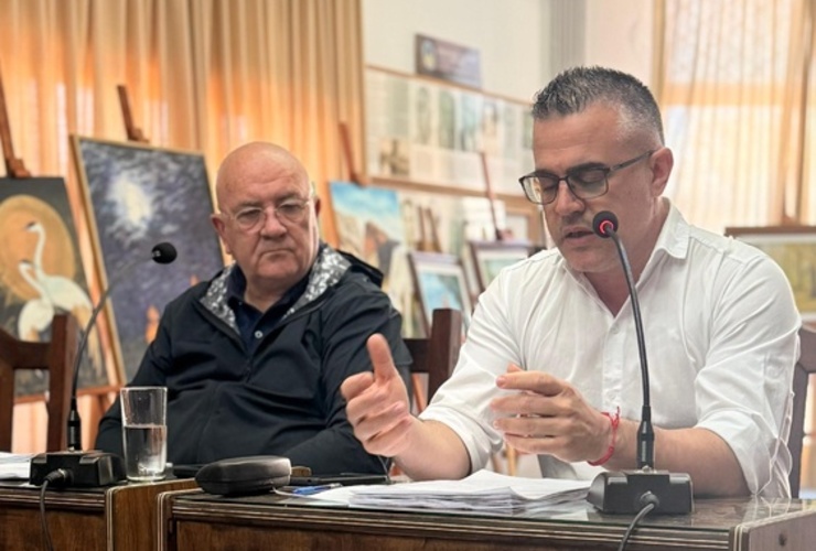 Los ediles durante la sesión de este martes.