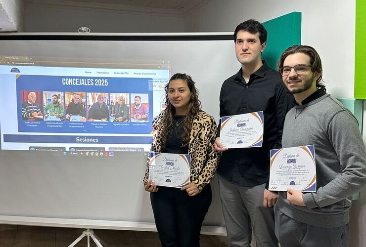 Imagen de El Concejo Municipal presentó su página web