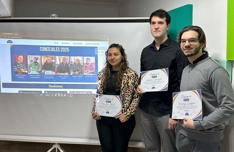 Imagen de El Concejo Municipal presentó su página web