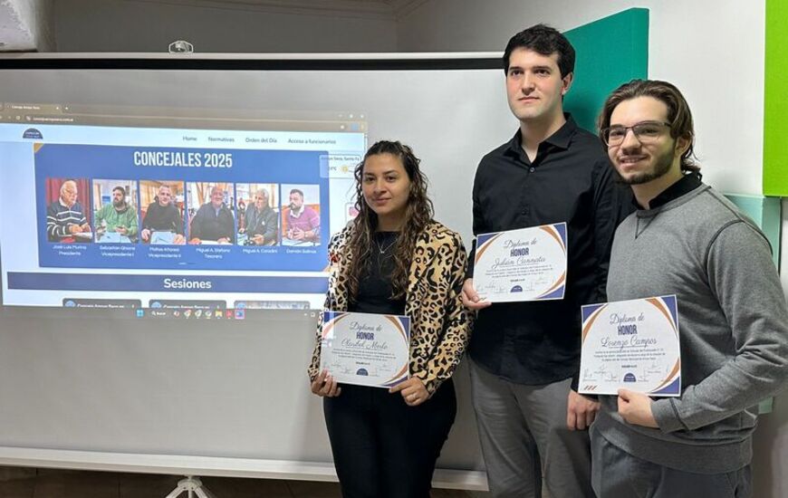 Imagen de El Concejo Municipal presentó su página web