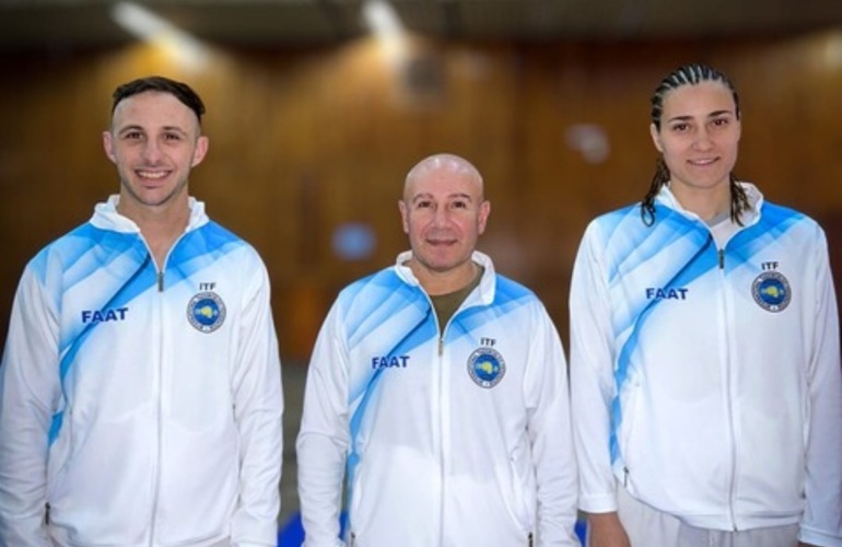 Imagen de Representantes de Athletic y Talleres, competirán en el Campeonato Mundial de Taekwondo en Italia