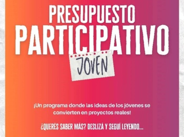 Imagen de Se abre la convocatoria al Presupuesto Participativo Joven en Arroyo Seco