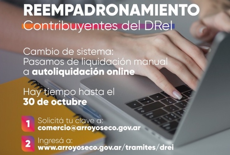 Imagen de Reempadronamiento de contribuyentes del DREI por modernización del sistema
