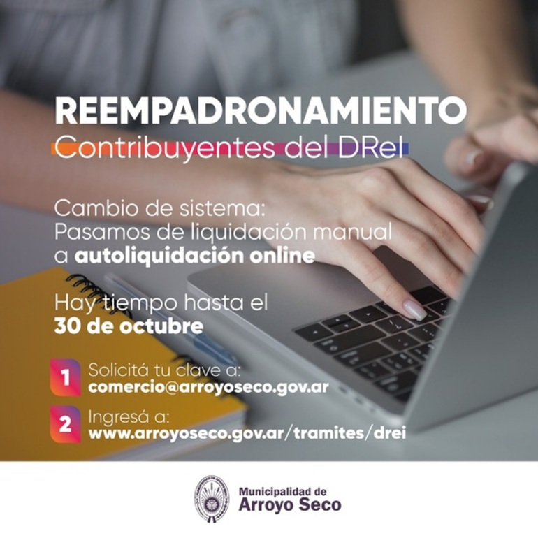Imagen de Reempadronamiento de contribuyentes del DREI por modernización del sistema