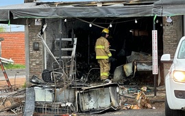Imagen de Hay videos y un sospechoso: David Martinengo habl&oacute; tras el incendio de su negocio