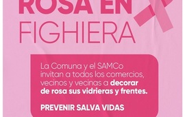 Imagen de Fighiera se suma al Mes de Concientizaci&oacute;n sobre el C&aacute;ncer de Mama