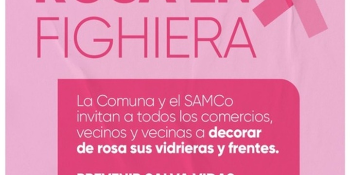 Imagen de Fighiera se suma al Mes de Concientización sobre el Cáncer de Mama