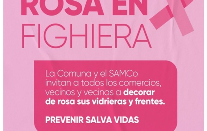 Imagen de Fighiera se suma al Mes de Concientización sobre el Cáncer de Mama