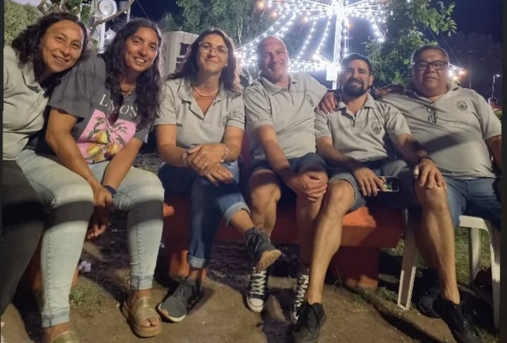 El equipo. Los empleados de Cultura sostienen a pulmón la gestión de Centini.