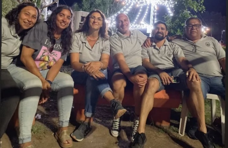 El equipo. Los empleados de Cultura sostienen a pulmón la gestión de Centini.
