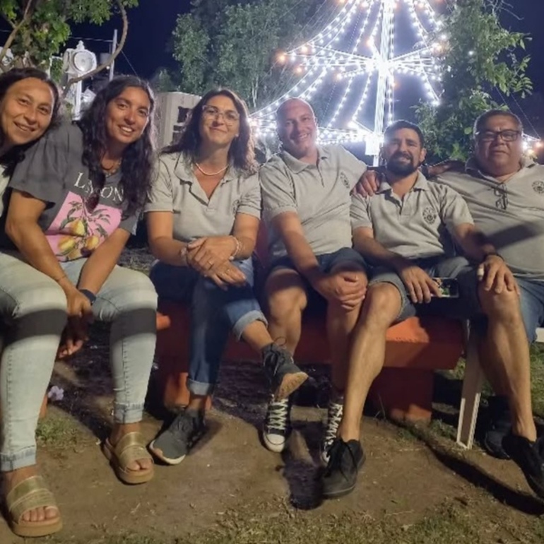 El equipo. Los empleados de Cultura sostienen a pulmón la gestión de Centini.
