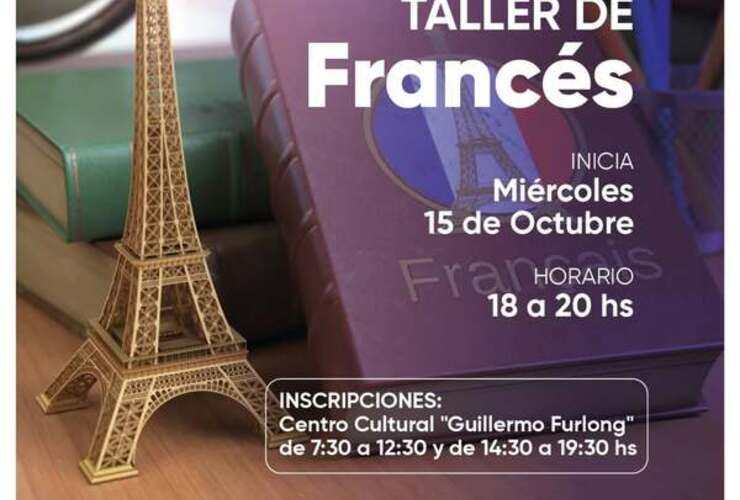 Imagen de Taller de Francés: abren las inscripciones en el Centro Cultural