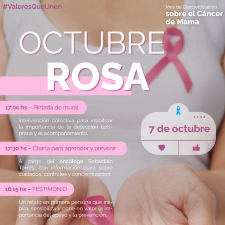Imagen de Octubre Rosa: Hoy actividades en el CIC por el Cáncer de Mama