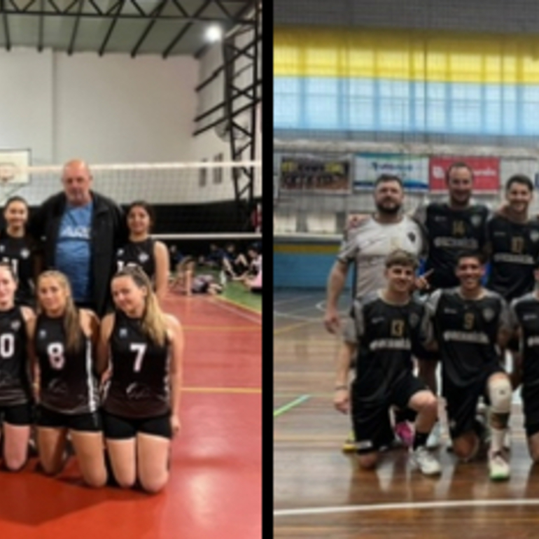 Imagen de Vóley: Unión arrancó ganando las Semifinales en 1era división femenina y masculina
