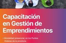 Imagen de Más cupos disponibles para la capacitación y gestión de emprendimientos