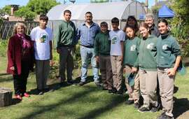 Imagen de Estudiantes del Centro Agrot&eacute;cnico Regional visitaron el Vivero Municipal de Arroyo Seco