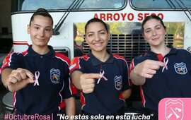 Imagen de Bomberos Voluntarios de Arroyo Seco se suma a la campa&ntilde;a �Octubre Rosa�