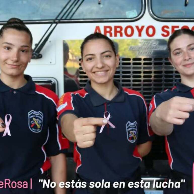 Imagen de Bomberos Voluntarios de Arroyo Seco se suma a la campaña Octubre Rosa