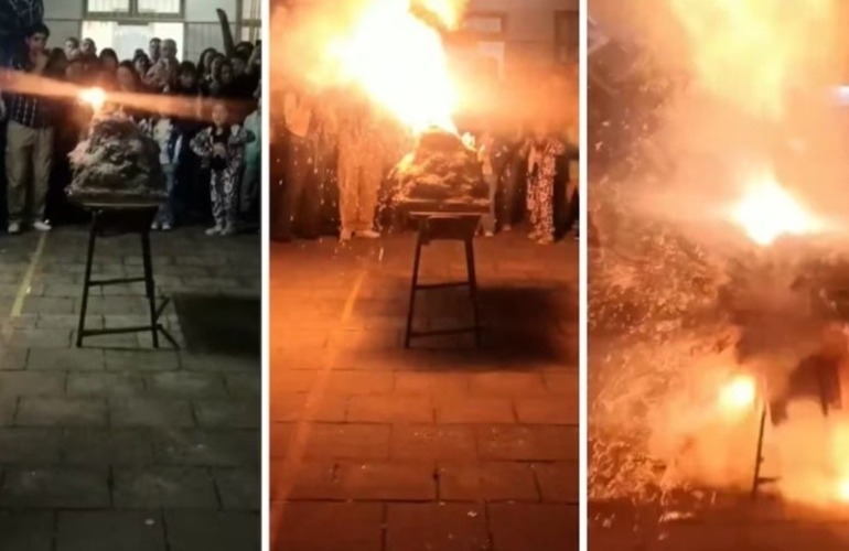 Imagen de Pergamino: una explosión en una feria de ciencias escolar dejó 16 heridos y una alumna podría perder un ojo