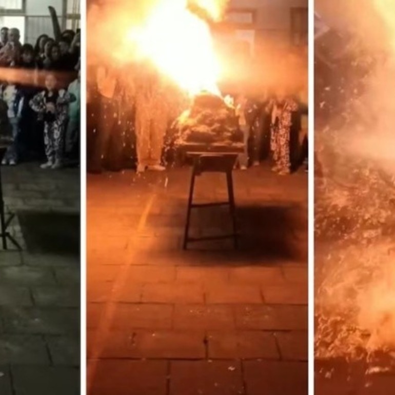 Imagen de Pergamino: una explosión en una feria de ciencias escolar dejó 16 heridos y una alumna podría perder un ojo