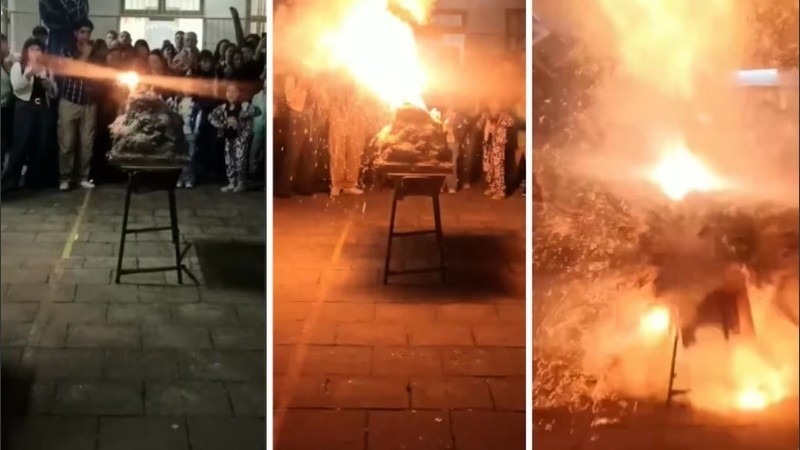 Imagen de Pergamino: una explosi&oacute;n en una feria de ciencias escolar dej&oacute; 16 heridos y una alumna podr&iacute;a perder un ojo