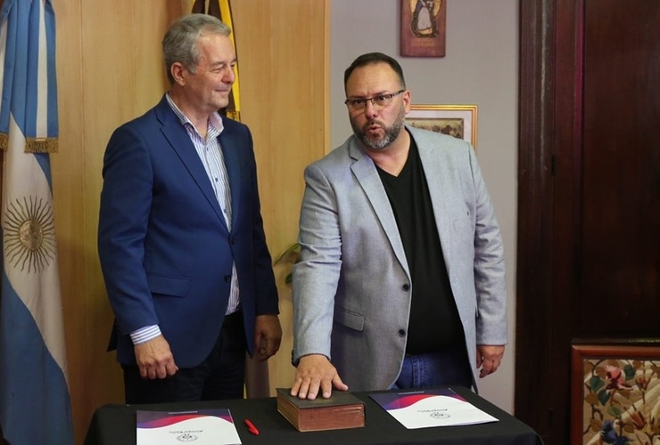 Imagen de Cristian Rojas asumió como nuevo Secretario de Obras Públicas