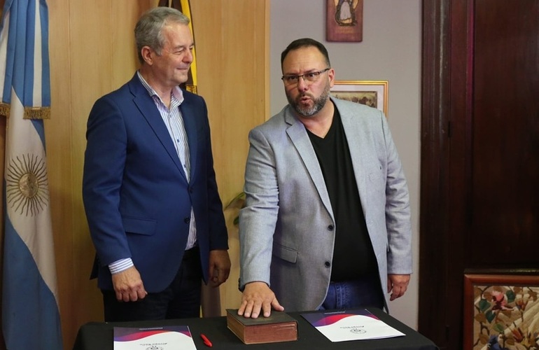 Imagen de Cristian Rojas asumió como nuevo Secretario de Obras Públicas