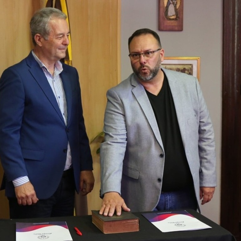 Imagen de Cristian Rojas asumió como nuevo Secretario de Obras Públicas