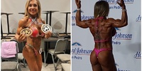 Imagen de Vanesa Luna, Campeona Absoluta en el Campeonato de Fisicoculturismo NABBA