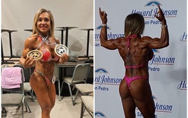 Imagen de Vanesa Luna, Campeona Absoluta en el Campeonato de Fisicoculturismo NABBA