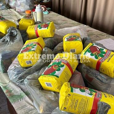 Imagen de Cáritas Arroyo Seco llevó adelante una nueva jornada de entrega de bolsones